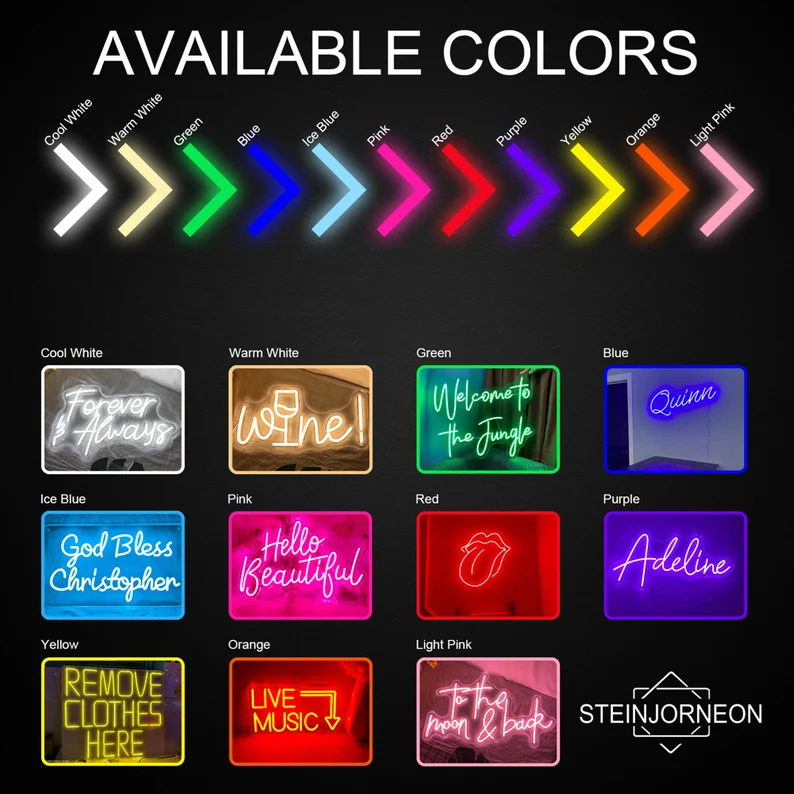 Feed Me Tacos And Pour Me Tequila LED Neon Light Wall Decoration