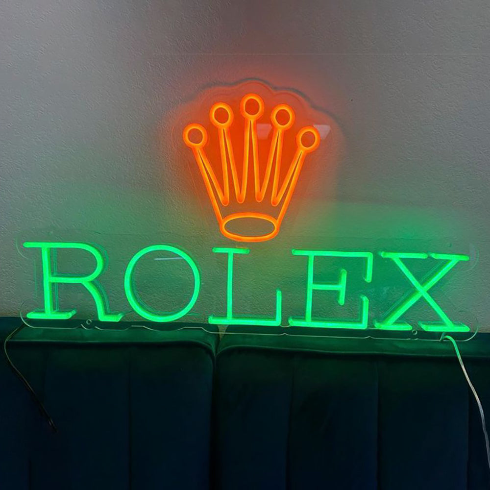 Rolex Logo Neon Sign