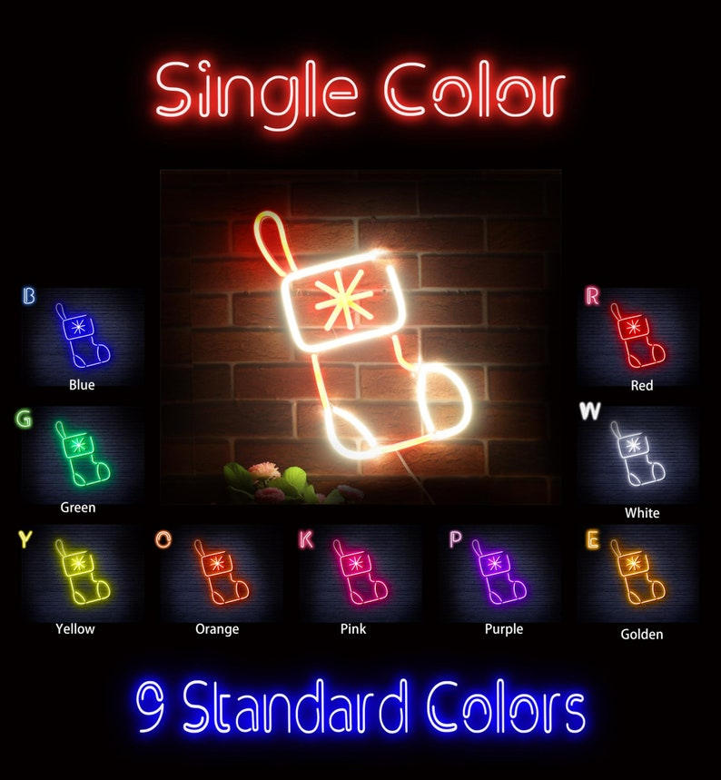 Christmas Sock Neon Sign