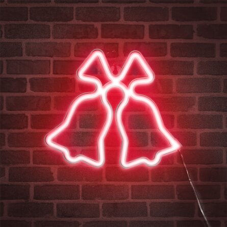 Bell Neon Sign Christmas Decoration