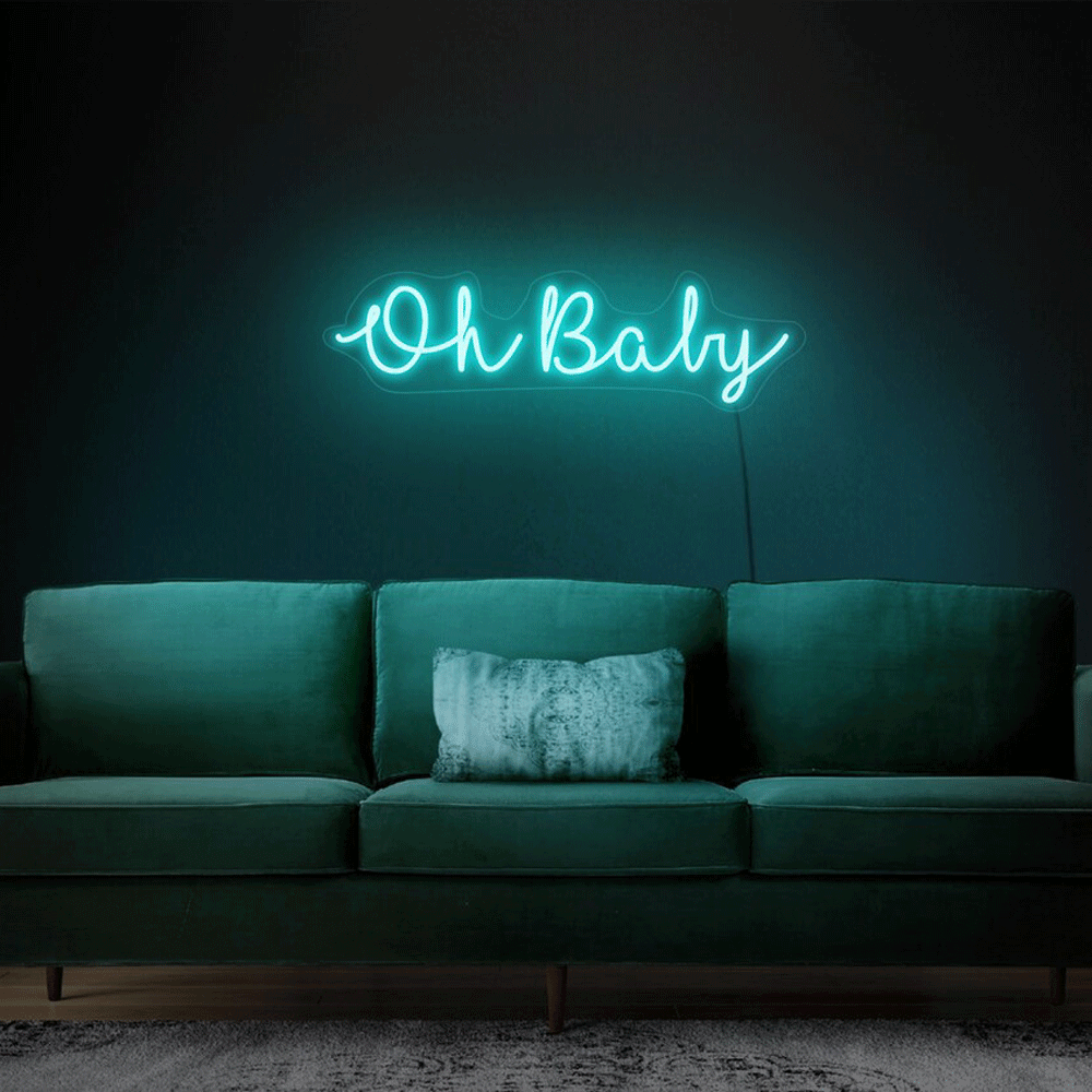 Oh Baby Neon Sign For Party