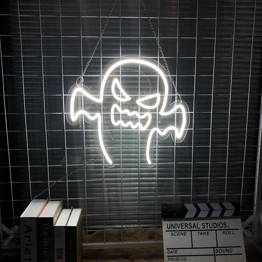 Halloween Ghost Decor Neon Sign