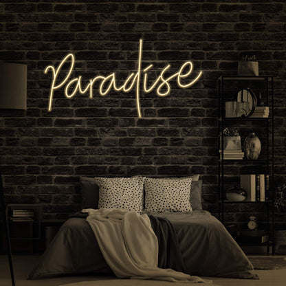 Paradise Neon Bar Sign Lights