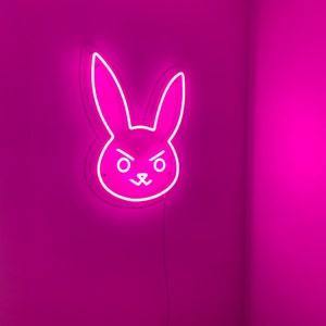 Dva Bunny Neon Sign