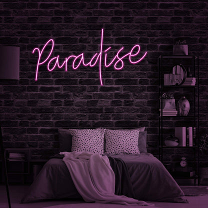 Paradise Neon Bar Sign Lights