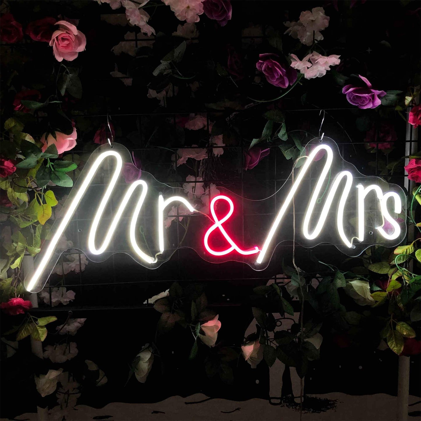 Mr&Mrs Neon Wedding Signs Lights
