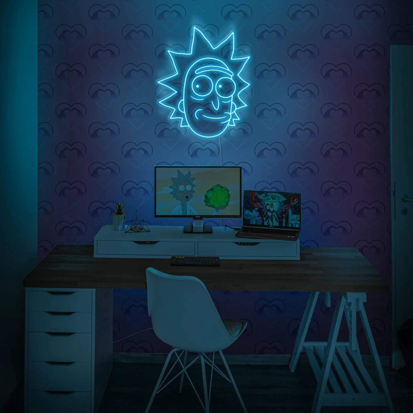 Rick and Morty led neon sign