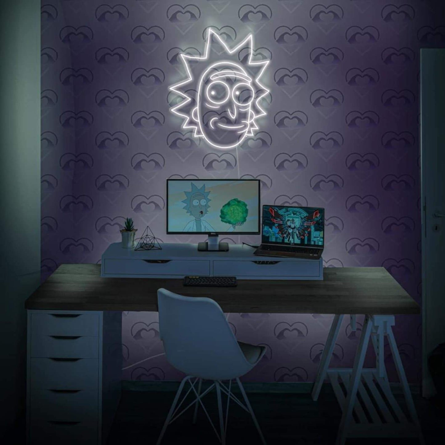 Rick and Morty led neon sign